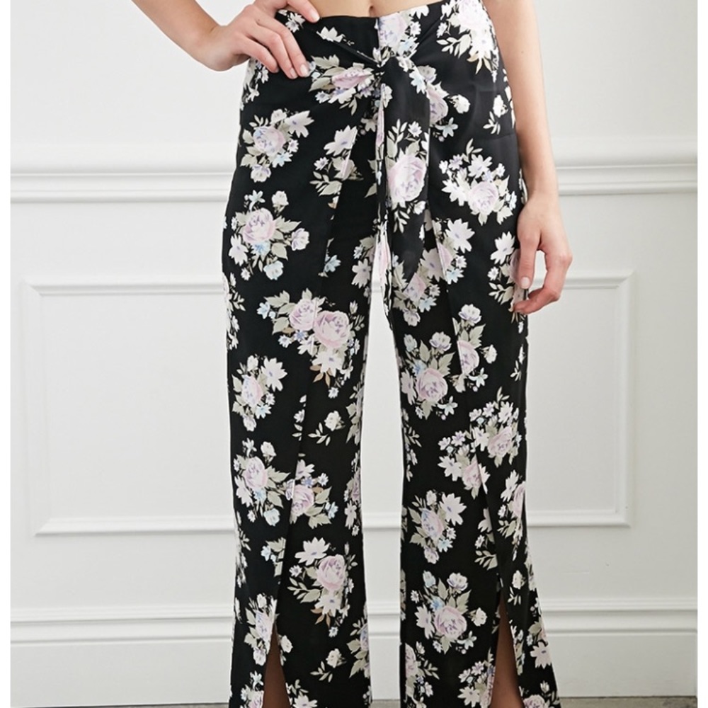 Forever 21 flare open leg pants